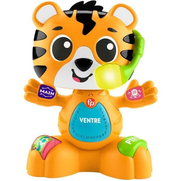 Fisher-Price-Link Squad Tiger Kroppsdelar-Musikalisk aktivitetsleksak HYL00