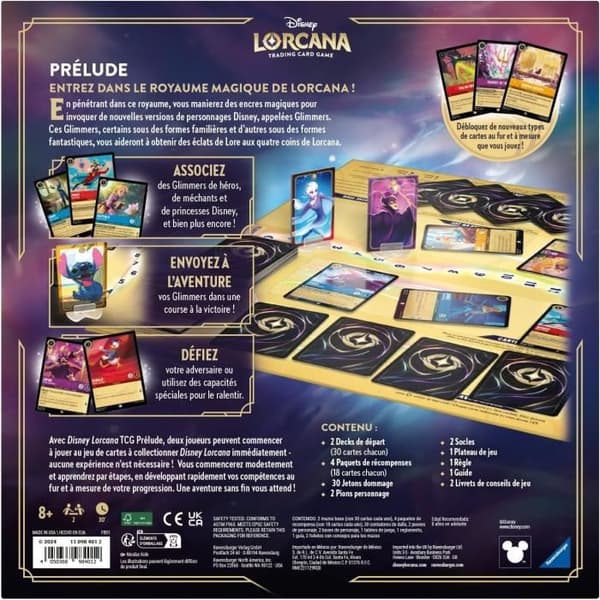 Disney Lorcana TCG: Prelude, Card Game, Ages 8 - 11098401, Ravensburger