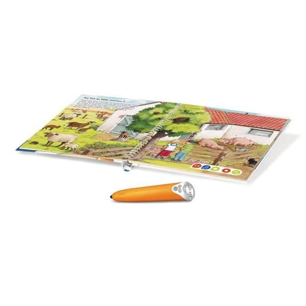 tiptoi® - Komplett interaktiv läsarbox + Bilderbok På gården - Ravensburger - Pedagogiskt elektroniskt spel - Från 3 år