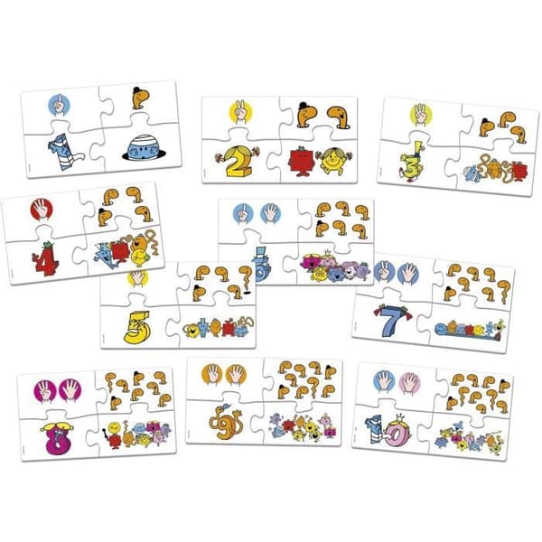 Lärspel - EDUCA - Monsieur Madame - Numbers