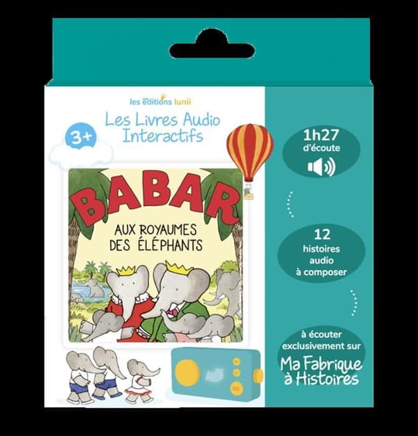 Elektronisk barnbok - interaktiv barnbok Lunii - ALBR14003