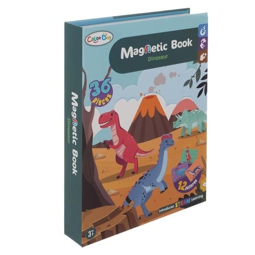 Magnetiskt Pussel för Barn - Dinosaurie