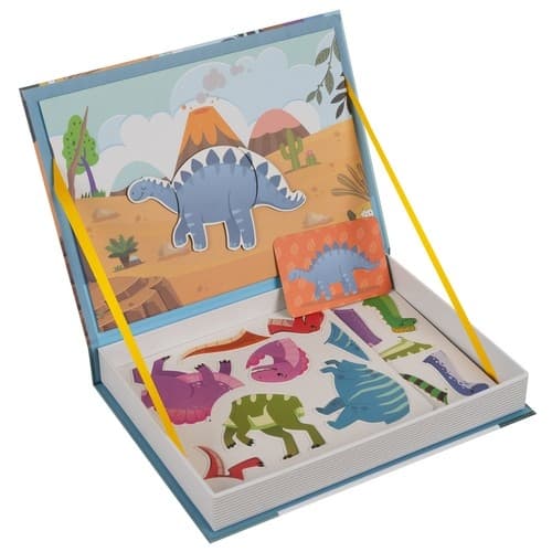 Magnetiskt Pussel för Barn - Dinosaurie