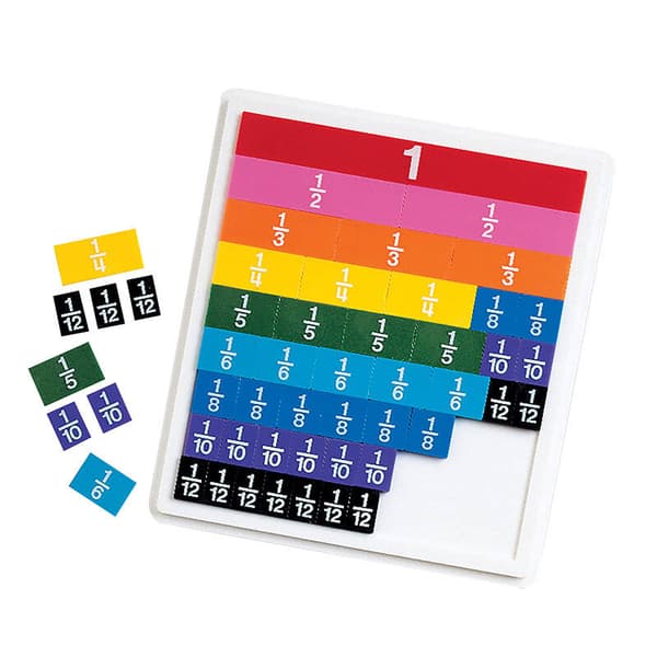 Rainbow Fraktion laatat tarjottimen oppimisresurssilla LER 0615