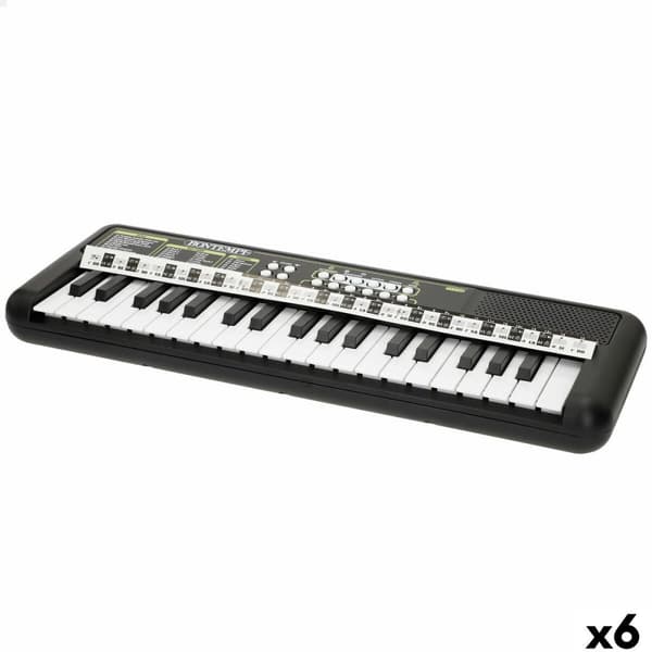 Tangentbord 37 Tangenter Bontempi 42 x 4 x 15 cm (6 antal)