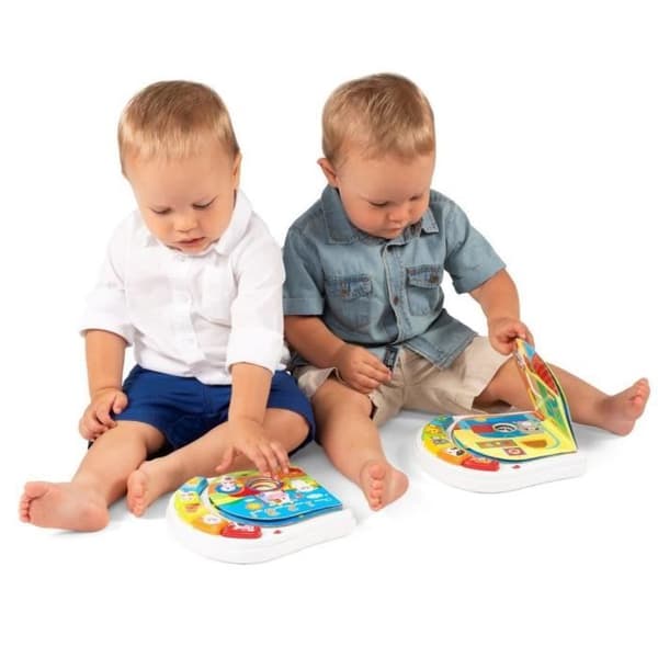 Farm Book - CHICCO - Pedagogisk leksak för baby - Djurläten och melodier