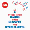 Miniatyrbild 4 av 4: Interaktiv e-bok - Faba - FFF30010 - Ljudfigur - 13 låtar - För barn