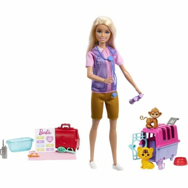 Docka Mattel Multicolour (18 Delar)