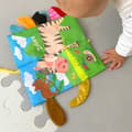 Miniatyrbillede 3 af 8: WOOPIE BABY Bog med Haler – Stof Skovdyr