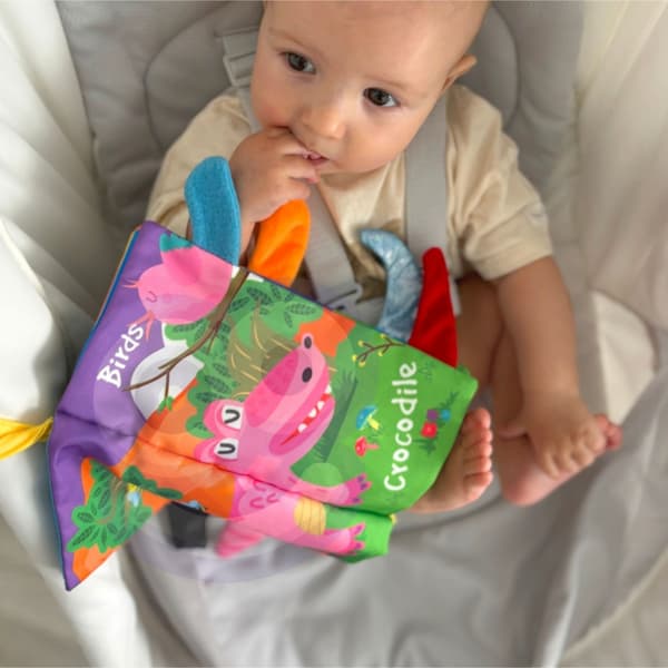 WOOPIE BABY Bog med Haler – Stof Skovdyr