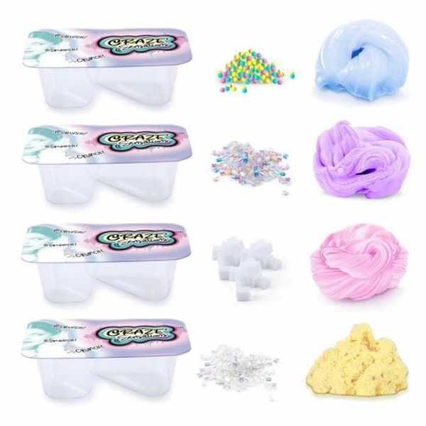 Slime Canal Toys Craze Foam (4 antal)