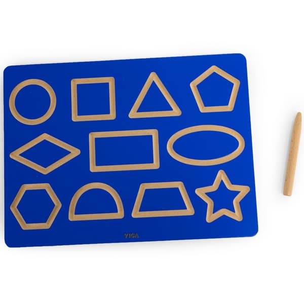 VIGA Graphomotor Board Shapes – Opi kirjoittamaan