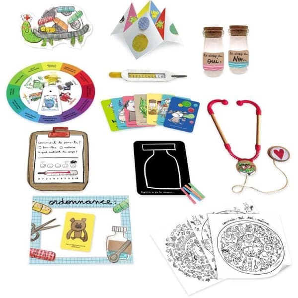 Pedagogiskt spel - NATHAN - Känslornas doktor box set - Från 3 år - Flerfärgad - 1 spelare eller fler