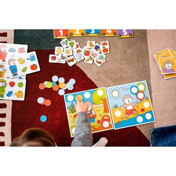 T'CHOUPI Min 7-spelslåda - Pedagogiska spel - NATHAN - Från 2 år