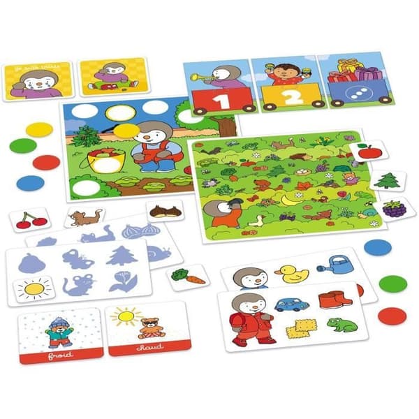 T'CHOUPI Min 7-spelslåda - Pedagogiska spel - NATHAN - Från 2 år