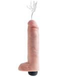 Miniatyrbilde 2 av 2: Squirting Dildo with Balls 25 cm - Flesh