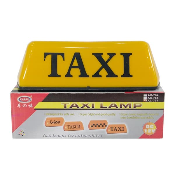 12V Universal Magnetisk Taxi Skylt Taklampa LED-lampa - Vit