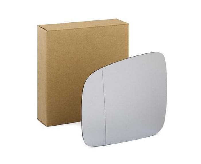 Left V�nster Passenger Side Flat Platt Wing Door D�rr Mirror Spegel Glass F�r F�rd Fiesta 2002-2005 + Plate Tallrik