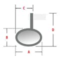 Miniatyrbild 4 av 4: Highsider Backspegel Enterprise-ep1 1108682003 Silver