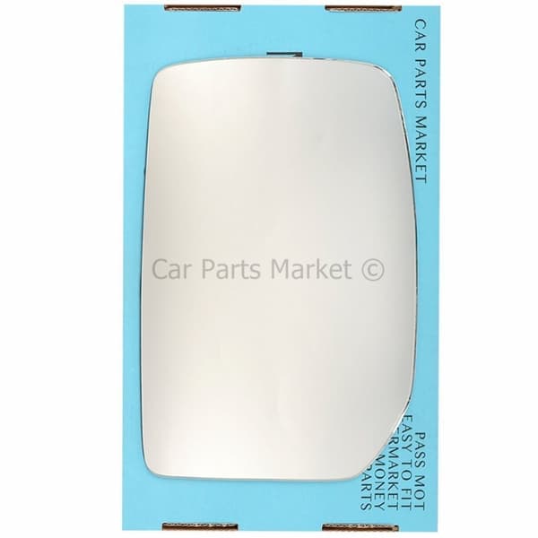 Left Passenger Side Wing Door Mirror Glass For Ford Transit Tourneo 00-14 +Plate
