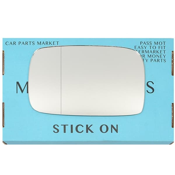 Left Side wide Angle Wing Mirror Glass For Ford Fiesta 1983-1989