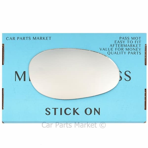 Right Driver Side Wing Door Mirror Glass For Smart City-Coupe Fortwo 1998-2007