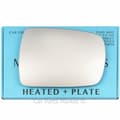 Miniatyrbillede 1 af 2: Right Driver Side Flat Wing Mirror Glass For Kia Sedona 2006-2014 Heated +Plate