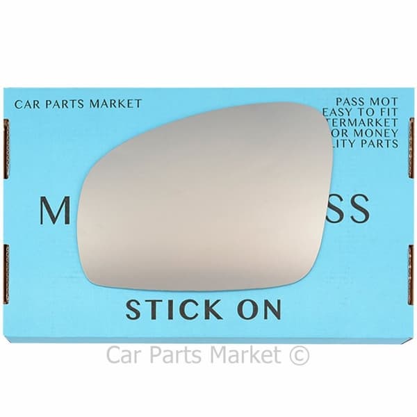 Left Passenger Side Wing Door Mirror Glass For Skoda Fabia 2007-2014