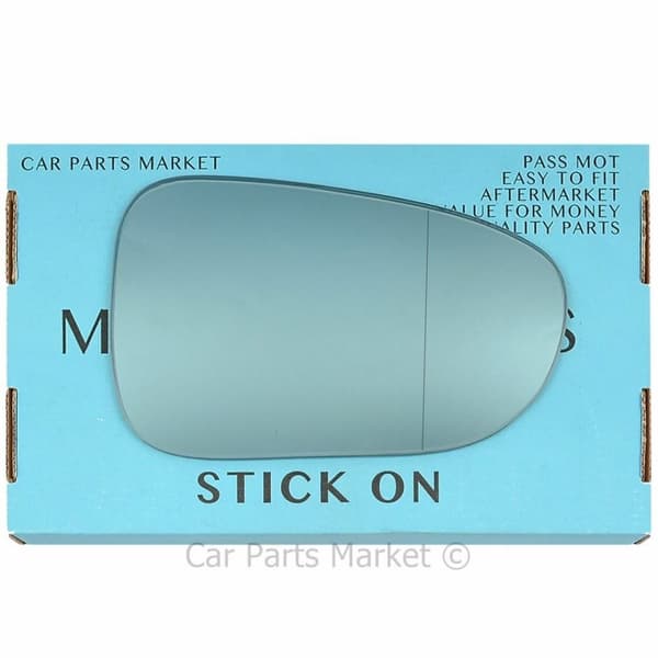 Right Side blue Wide Angle Wing Door Mirror Glass For Ford Galaxy 1995-2006