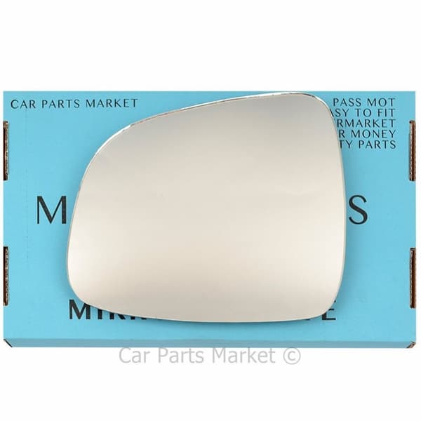 Left Passenger Side Wing Door Mirror Glass For Fiat Sedici 2006-14 +Plate