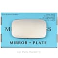 Miniatyrbillede 1 af 2: Right Driver Side Wing Door Mirror Glass For Volvo v50 2004-2006 +Plate