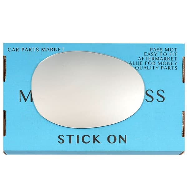 Right Driver Side Convex Wing Door Mirror Glass For Citroen C1 2005-2014