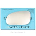 Miniatyrbild 1 av 2: Left Passenger Side Flat Wing Mirror Glass For Volvo s60 1999-2003 Heated +Plate