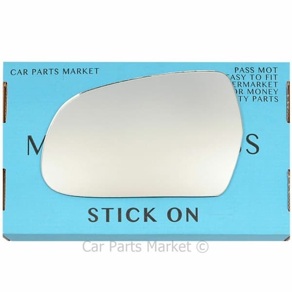 For Audi A4 10-16 Left Passenger Side Wing Mirror Glass