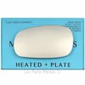 Miniatyrbillede 1 af 2: For Hyundai Sonata 95-98 Left Passenger Flat Electric Wing Mirror Glass w/ Plate