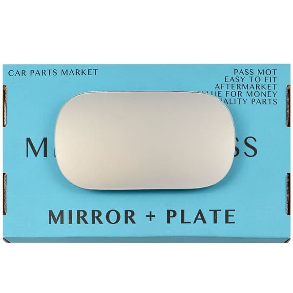 For Ferrari Testarossa 512 91-94 Right Driver Side Wing Mirror Glass with Plate