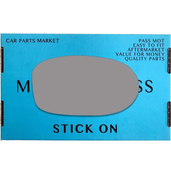 Right Driver Side Wing Door Mirror Glass For Fiat Seicento 1998-2010