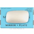 Miniatyrbillede 1 af 2: Left Passenger Side Flat Wing Door Mirror Glass For Saab 9-3 1998-2002 + Plate