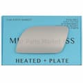 Miniatyrbilde 1 av 2: For VW Polo 02-05 Left Passenger Side Flat Electric Wing Mirror Glass +Plate