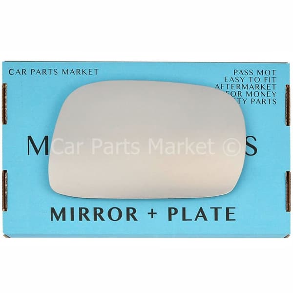 For Vauxhall Agila A 00-07 Right Driver Side Wing Door Mirror Glass with Plate