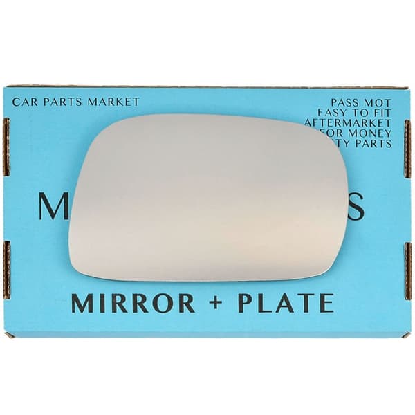 For Suzuki Wagon R 00-07 Right Driver Side Flat Wing Mirror Glass with Plate