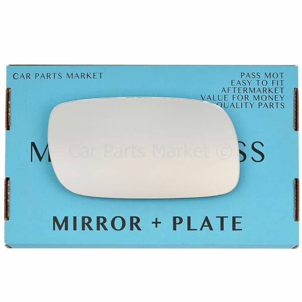 For Vauxhall Astra F 94-98 Right Driver Side Wing Door Mirror Glass with Plate