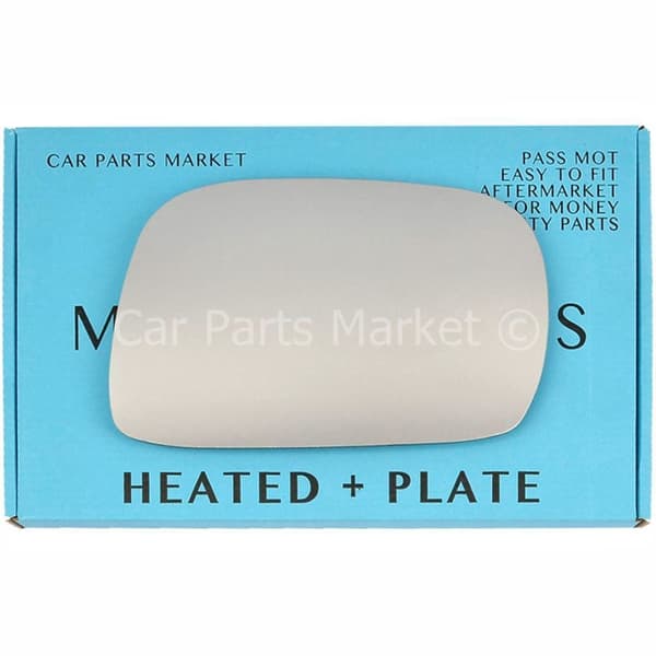 For Vauxhall Agila A 00-07 Right Flat Electric Wing Door Mirror Glass Plate