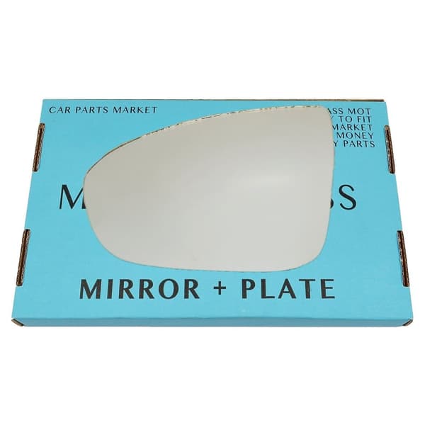 For Vauxhall Meriva B 10-17 Left Side Wing Door Mirror Glass with Plate