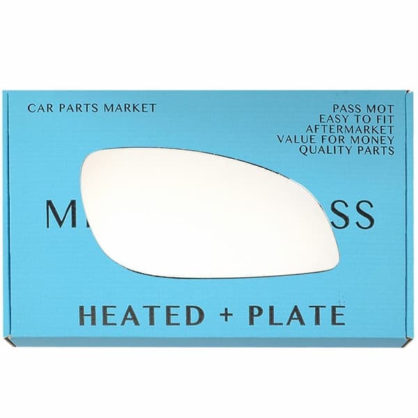 For Vauxhall Vectra C 03-08 Right Flat Electric Wing Door Mirror Glass Plate