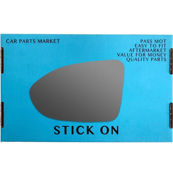 Left Passenger Side Wing Mirror Glass For Volkswagen T-Roc 2022-2023