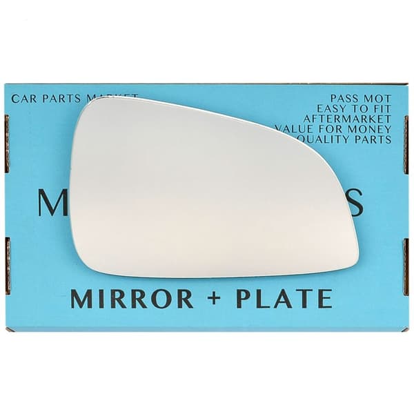 Right Driver Side Wing Mirror Glass For Vauxhall Astra H 2009-10 + Plate
