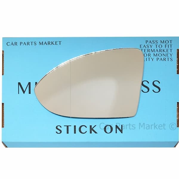 Left Passenger Side Wide Angle Mirror Glass For VW Golf SV Sportsvan 2014-On