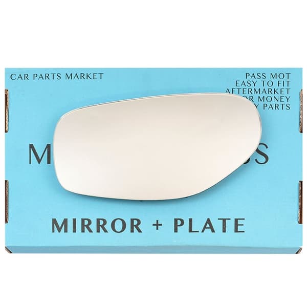 Left Passenger Side Wing Mirror Glass For TVR chimaera Griffith 1992-03 +Plate