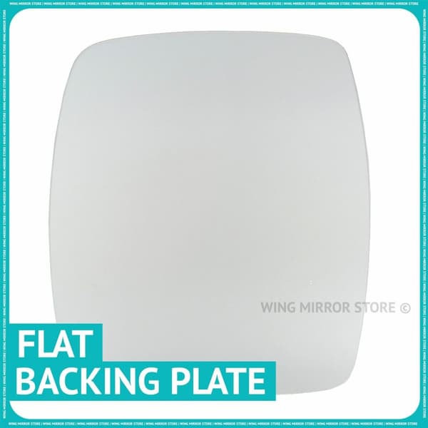 For Mercedes Vito mk1 1996-2003 Right Driver Side Flat Wing Mirror Glass +Plate